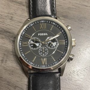 Fossil Flynn Quartz Movement Black Watch